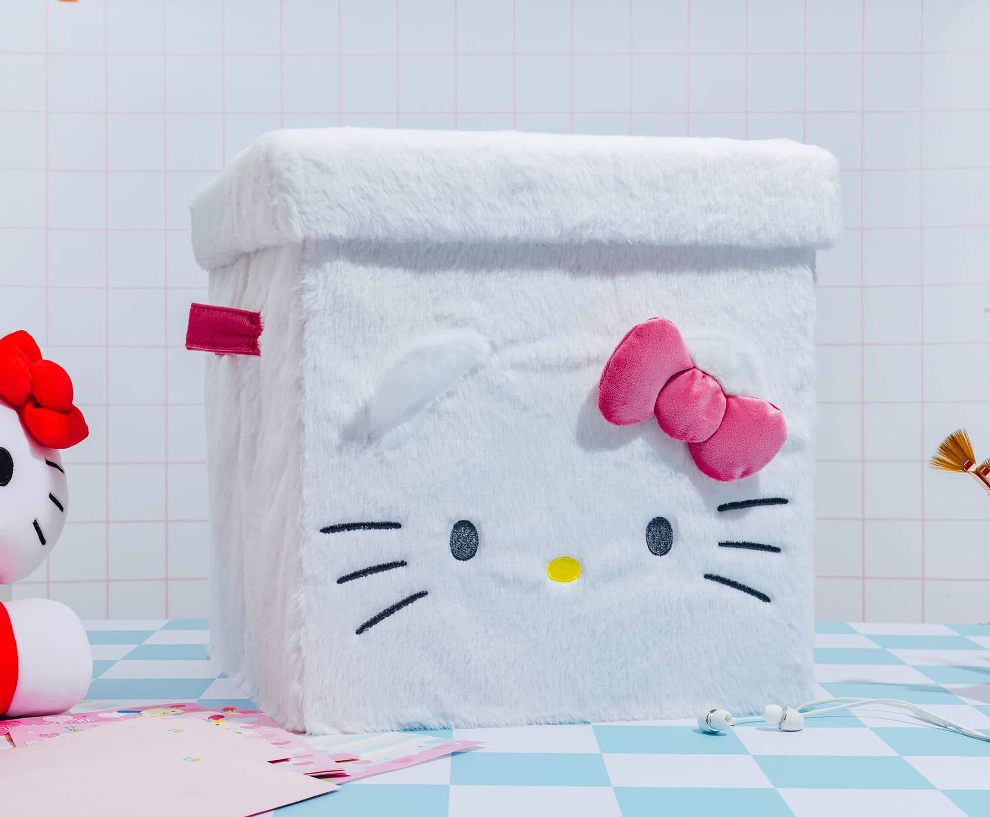 Hello Kitty 収納ボックス 鉄カゴ　ゆき Hello Kitty 収納ボックス 鉄カゴ ゆき様専用 【公式通販】