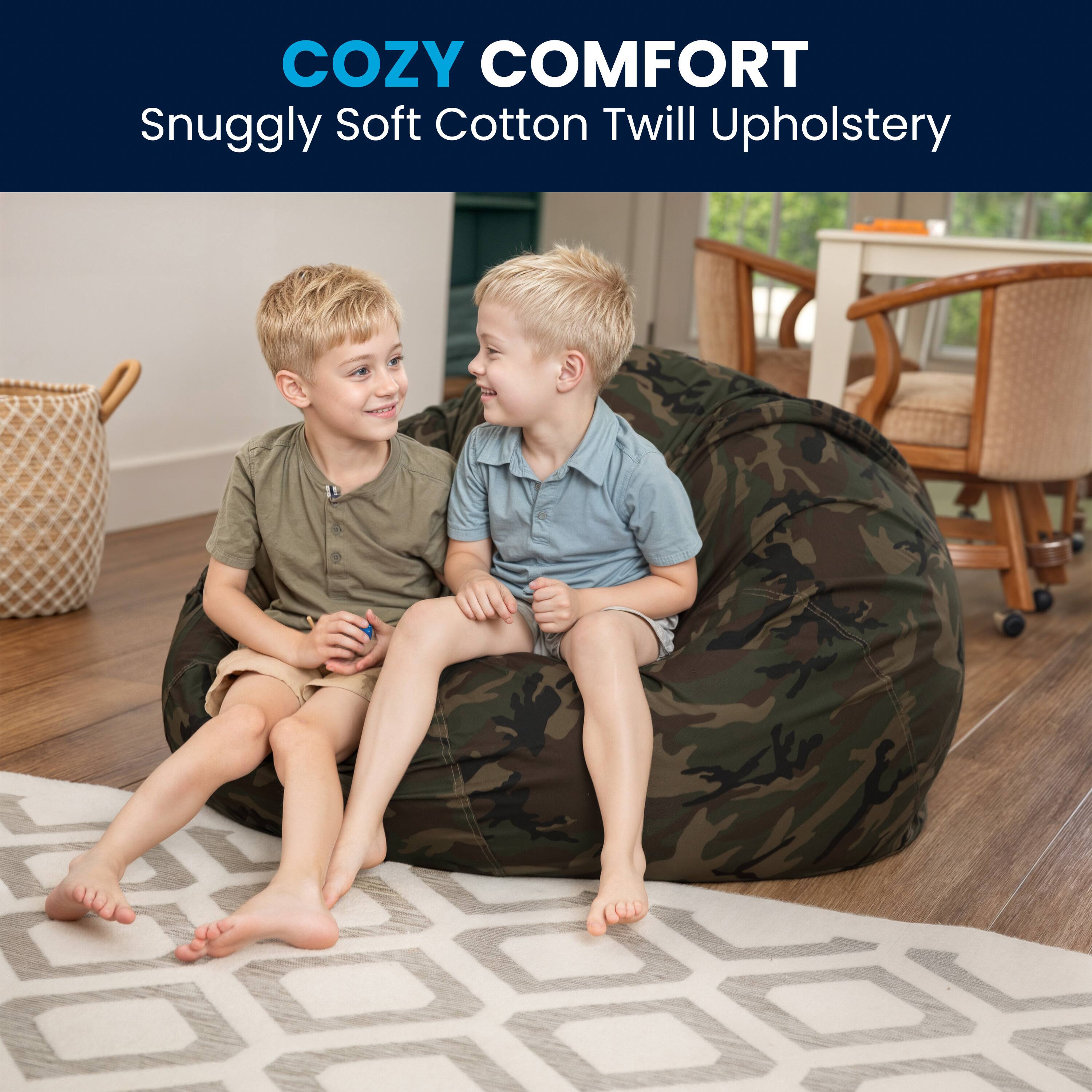 COZY COMFORT  
Snuggly Soft Cotton Twill Upholstery