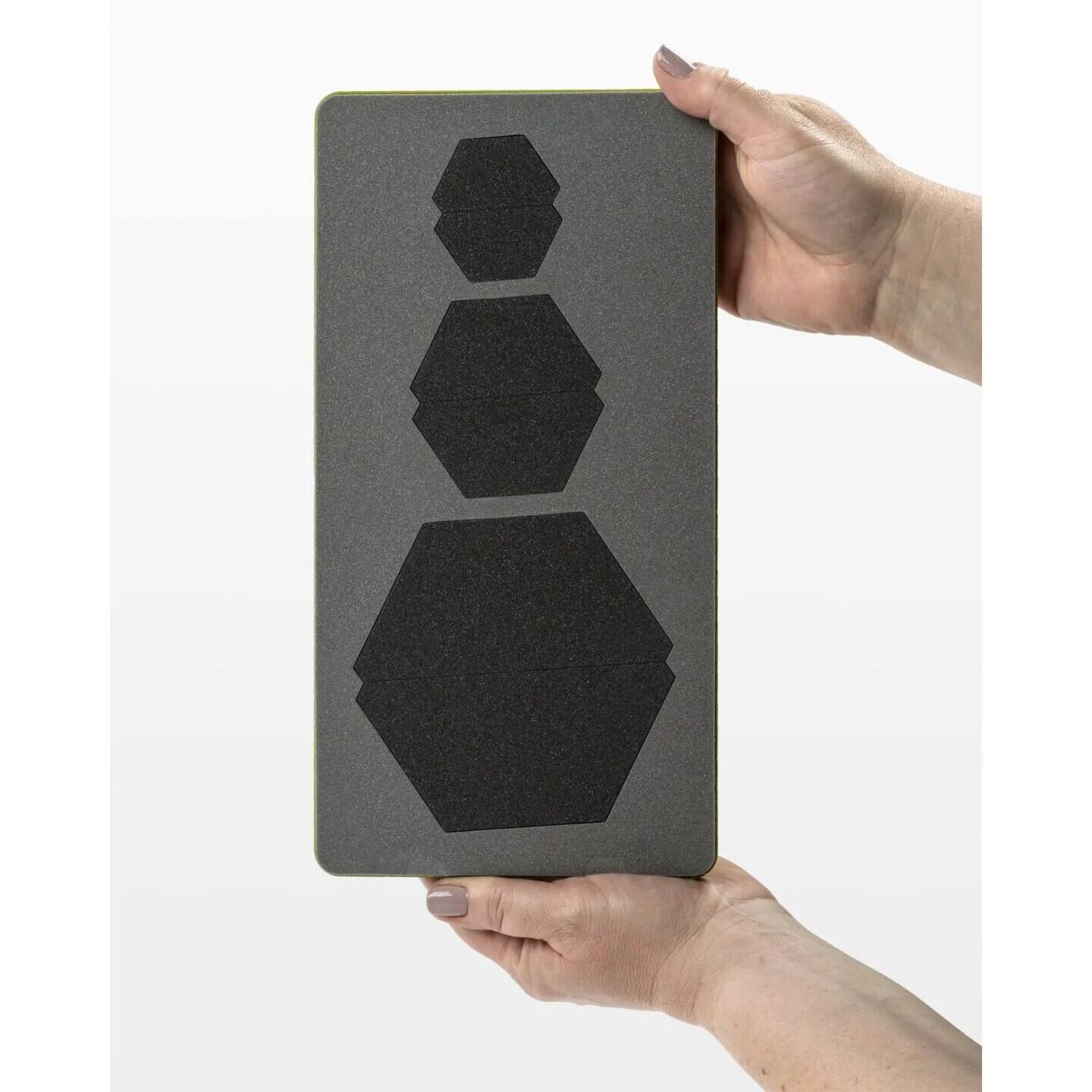 Alt View 1. AccuQuilt - Accuq uilt 55165 Half Hexagone Die 1 ", 1", 1 1/2 ", 1-1/2" – 2 1/4 Inch 1/4 Inch - Multicolor.