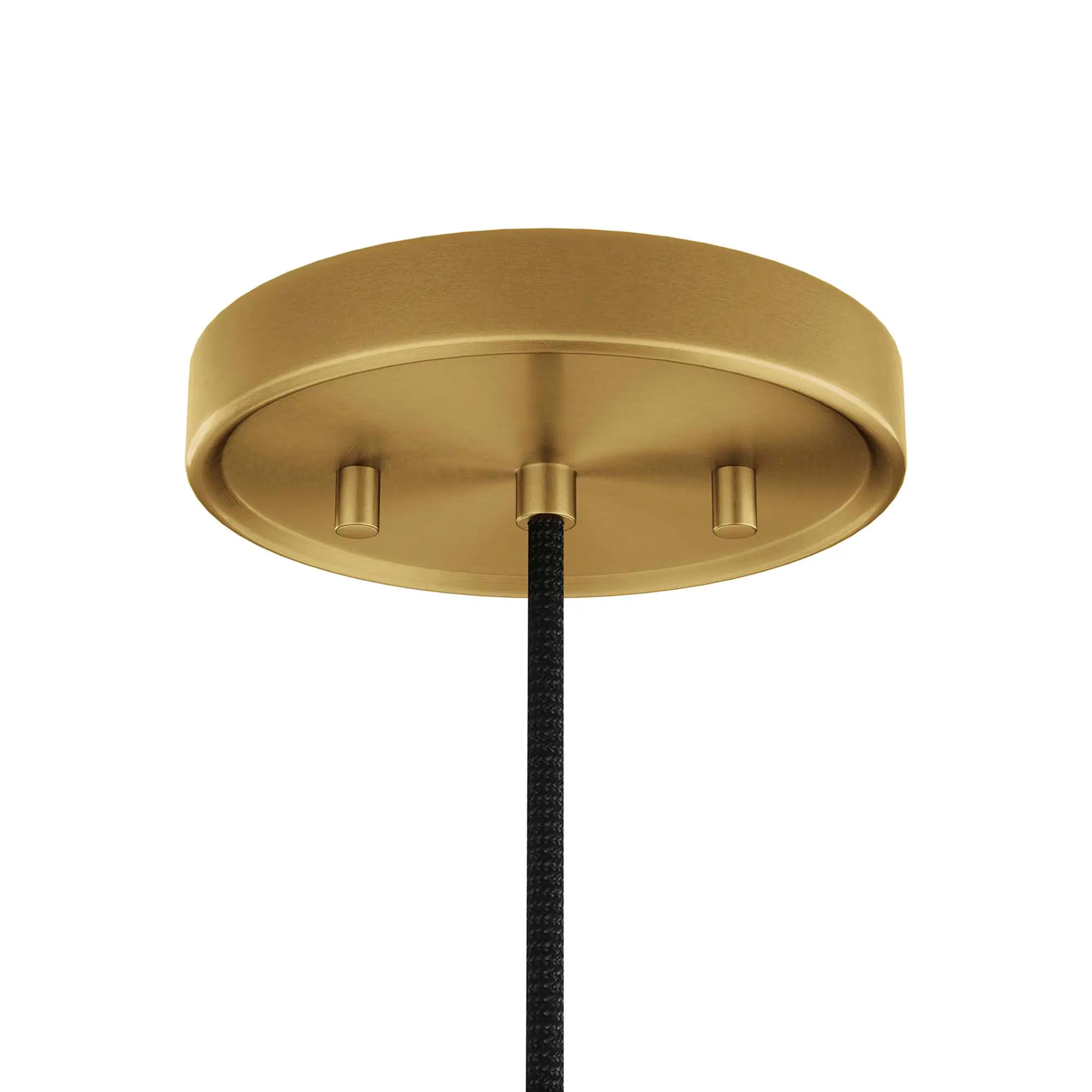 Alt View 4. Modway - Beacon 1-Light Pendant Light by Modway - Opal Satin Brass.