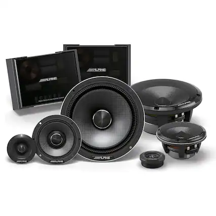 ALPINE WMLPINE aeaer System stue -0 Aljine nothing_to_t MMILPINE LPINE
Alpine Statikus 2-way speaker system