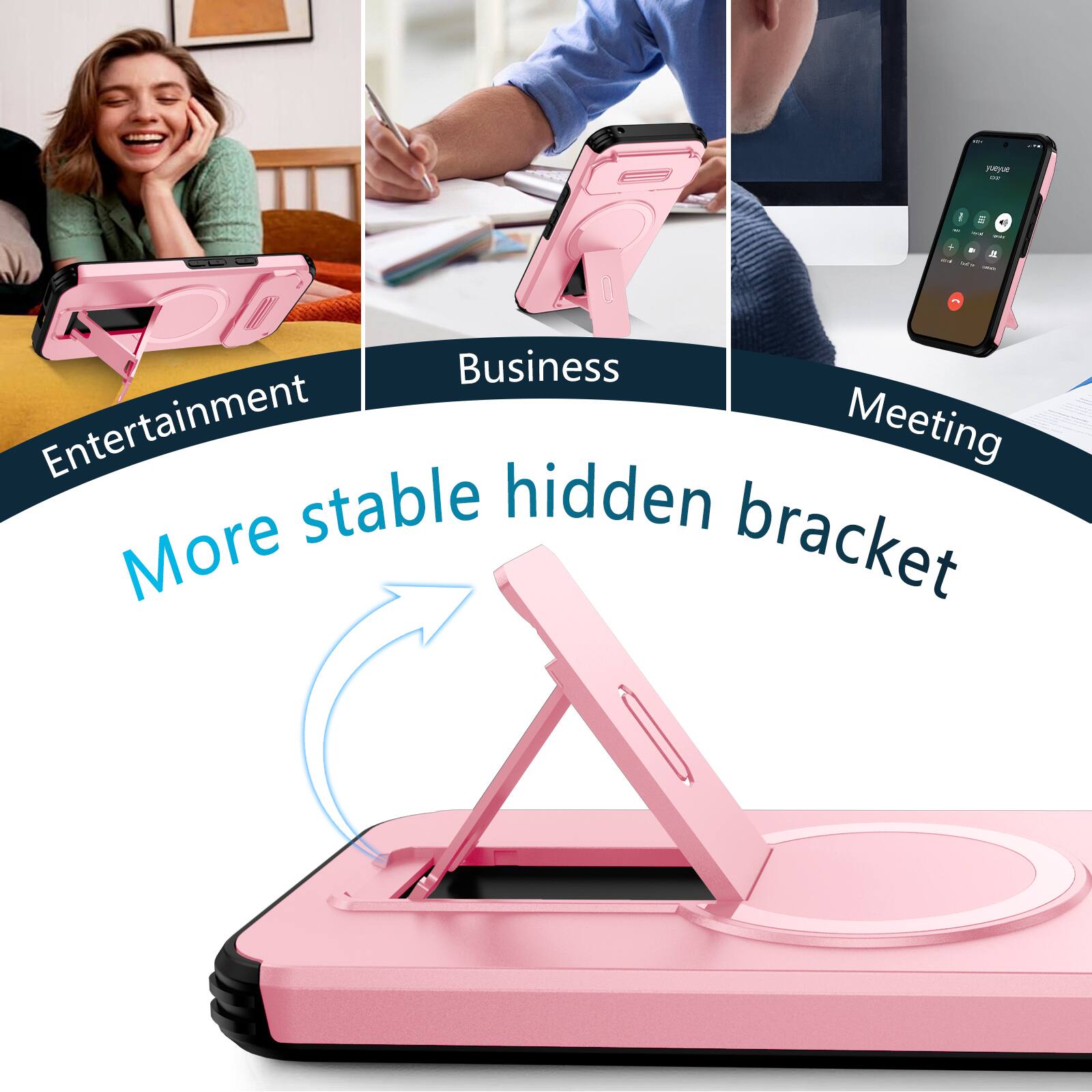 - Entertainment
- Business
- Meeting
- More stable hidden bracket