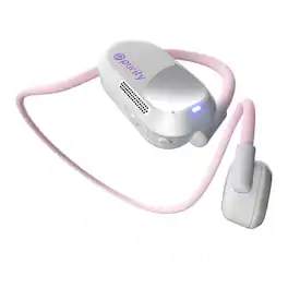 Purity - Air Open Ear Headphones – Air Conduction Wireless Bluetooth Earbuds with Noise Cancelling Mic - White/Lilac