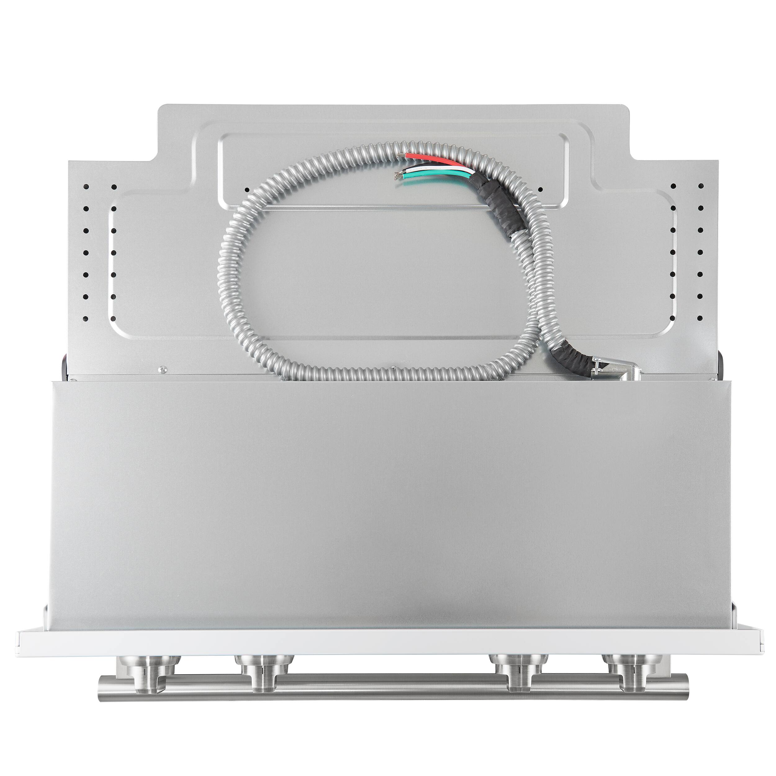 Alt View 9. Forno Appliances - Vomero 30" Electric Convection Double Wall Oven - White.