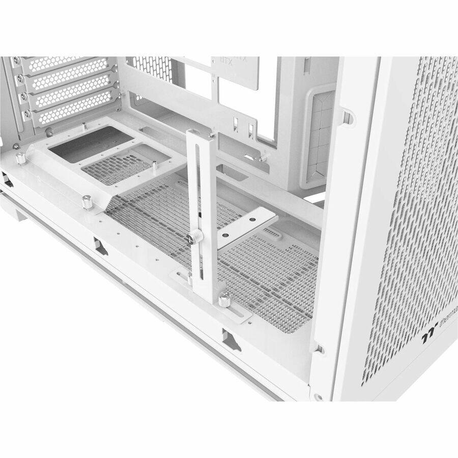 Alt View 7. Thermaltake - Thermaltake View 390 Air Snow Mid Tower Chassis - Mid-tower - Snow, White - Tempered Glass, SPCC - 2 x 120mm Fan(s) - White.
