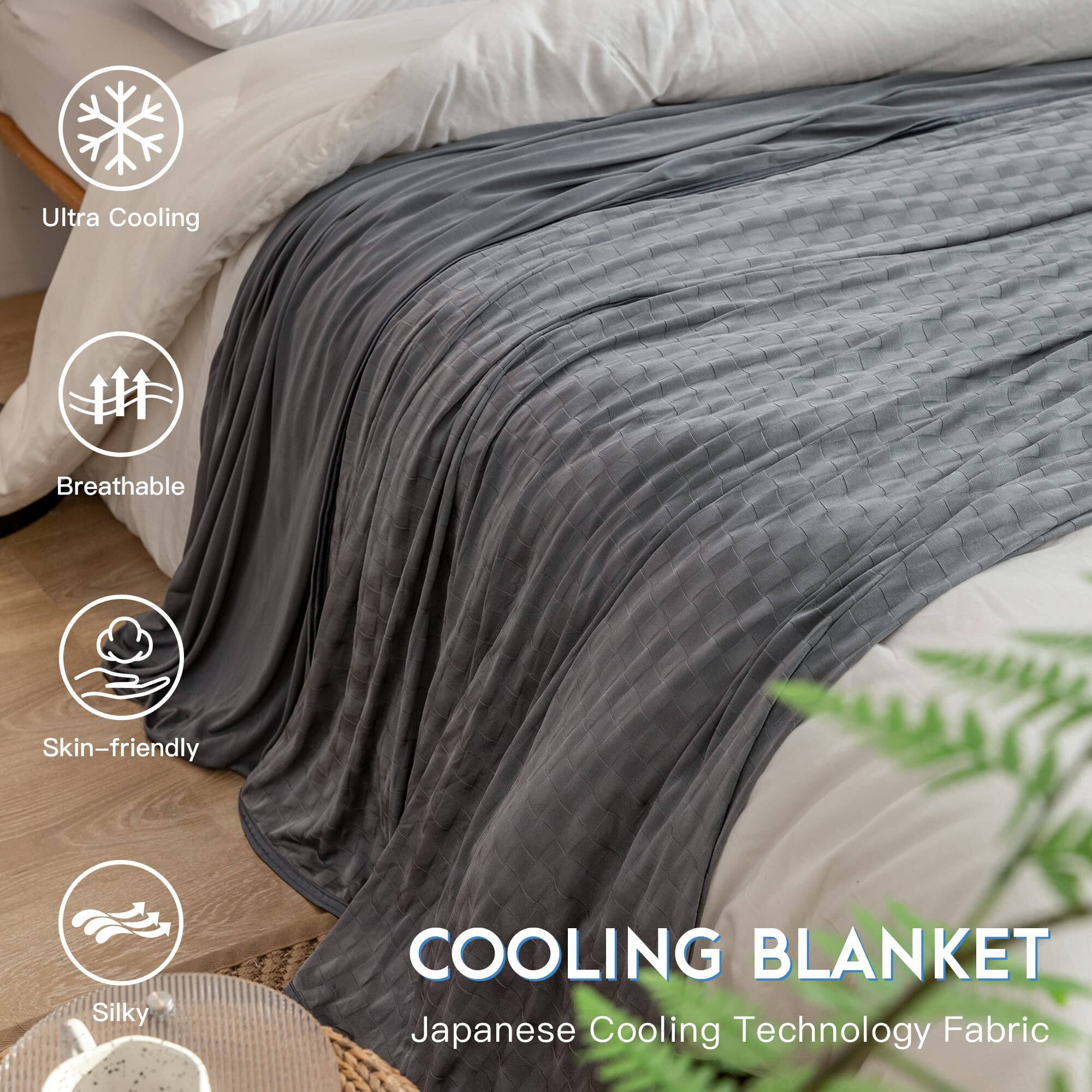 Ultra Cooling  
Breathable  
Skin-friendly  
Silky  

COOLING BLANKET  
Japanese Cooling Technology Fabric