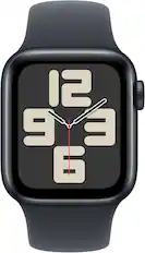 Front. Apple - Apple Watch Band - Sport Band - 40mm - Midnight - S/M - Blue.
