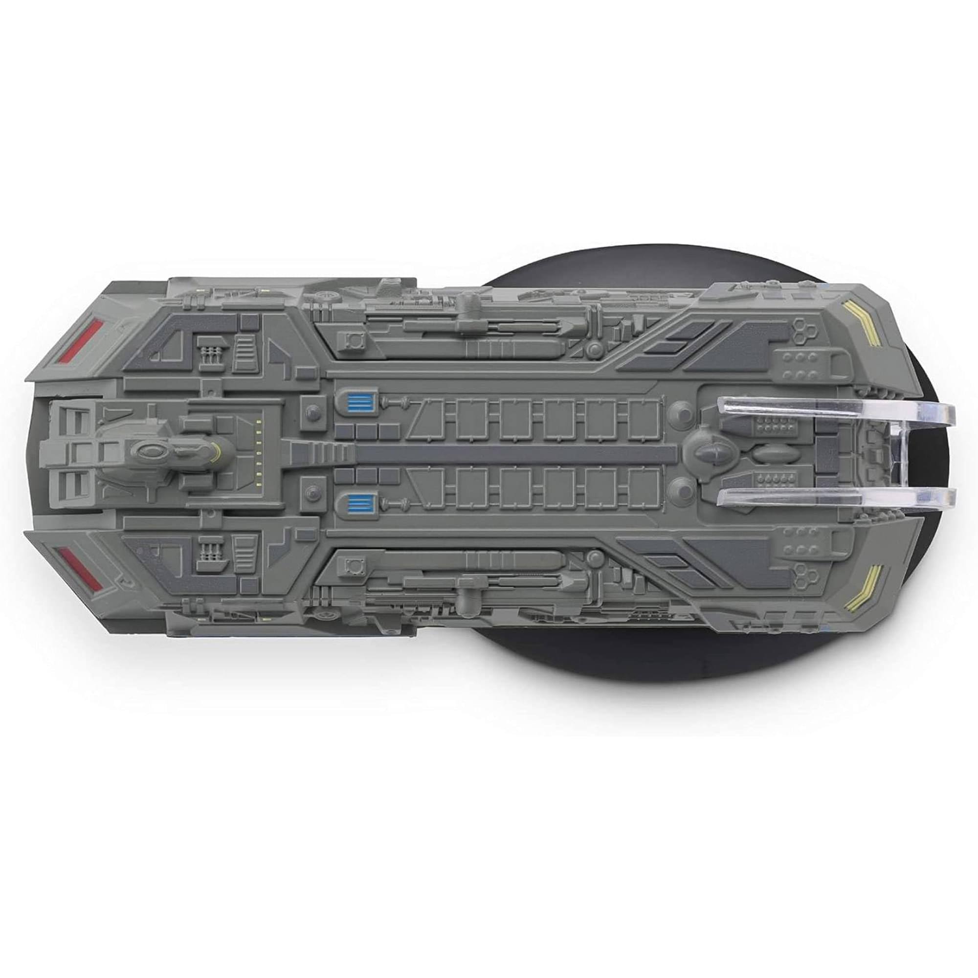 Alt View 3. Eaglemoss - Eaglemoss Star Trek Starship Replica | Federation Holoship - Grey.