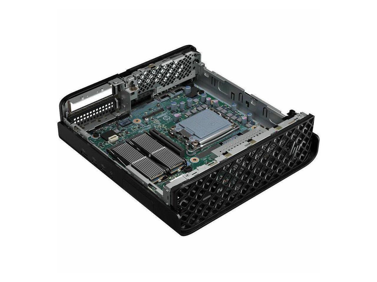 Alt View 5. HP - HP Z2 G1i Workstation - Intel Core Ultra 5 235 - 32GB - 1TB SSD - NVIDIA RTX 2000 16GB - Windows 11 Pro - BM6M5UT#ABA - Black.