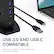 USB 3.0 esC 4x W - - USB 3.0 I USB 3.0 AND USB-C COMPATIBLE
Connect your USB 3.0 or USB-C laptop with both cables included