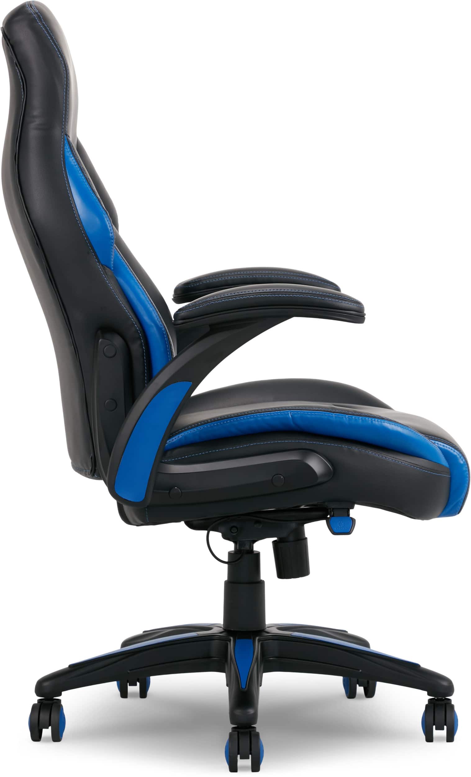Alt View 19. Dormeo - Vantage OCTAspring Bonded Leather Gaming Chair - Blue.