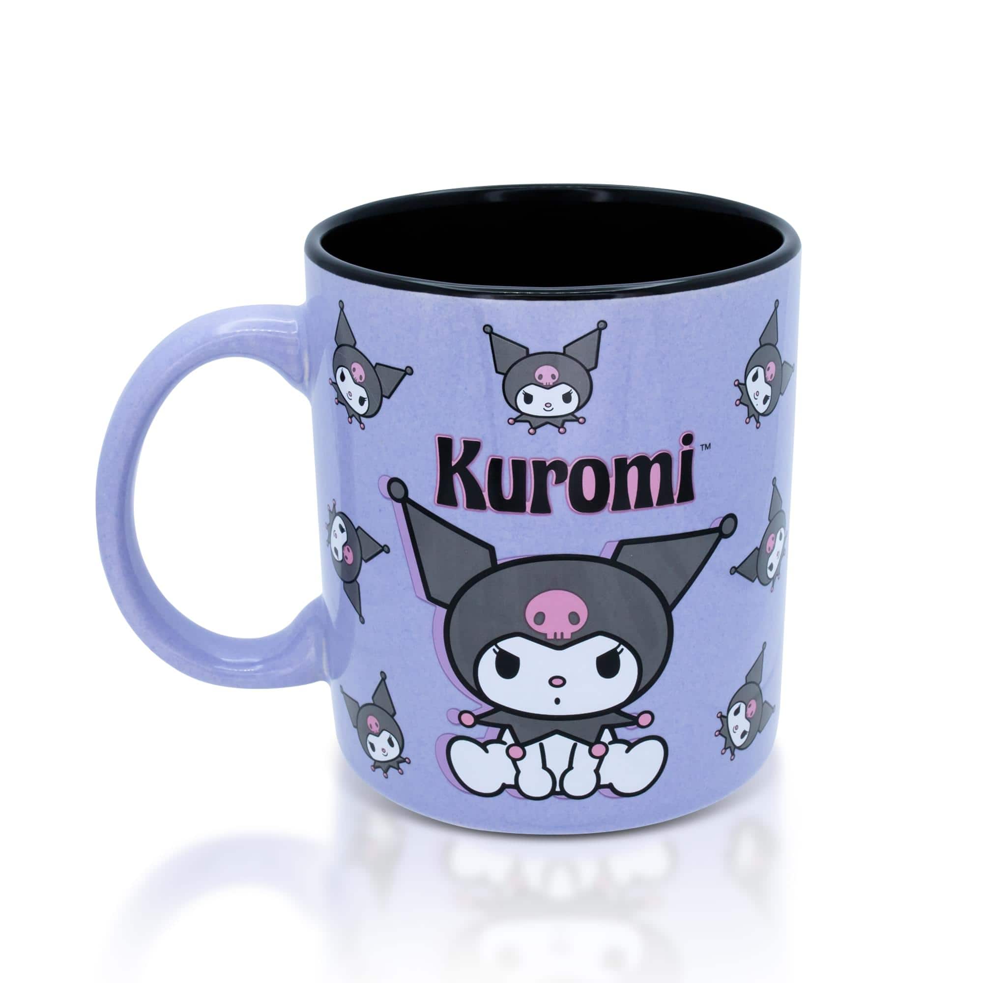 Silver Buffalo - Sanrio Kuromi Ceramic Mug | Holds 20 Ounces - Purple