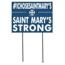 Jardine - Saint Mary's Belles 18'' x 24'' I Chose Lawn Sign - Navy