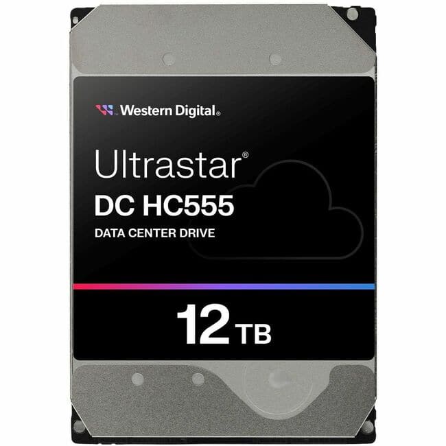 Western Digital - Ultrastar WUH722012CL5204 12 TB Hard Drive - 3.5" Internal - SAS - Energy-assisted Magnetic Recording