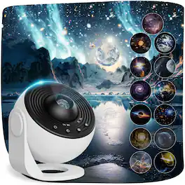 PRIMEPLUS - Galaxy Projector Night Light, 13-in-1 HD Planetarium Star Projector for Bedroom, Hall & Tent Decoration