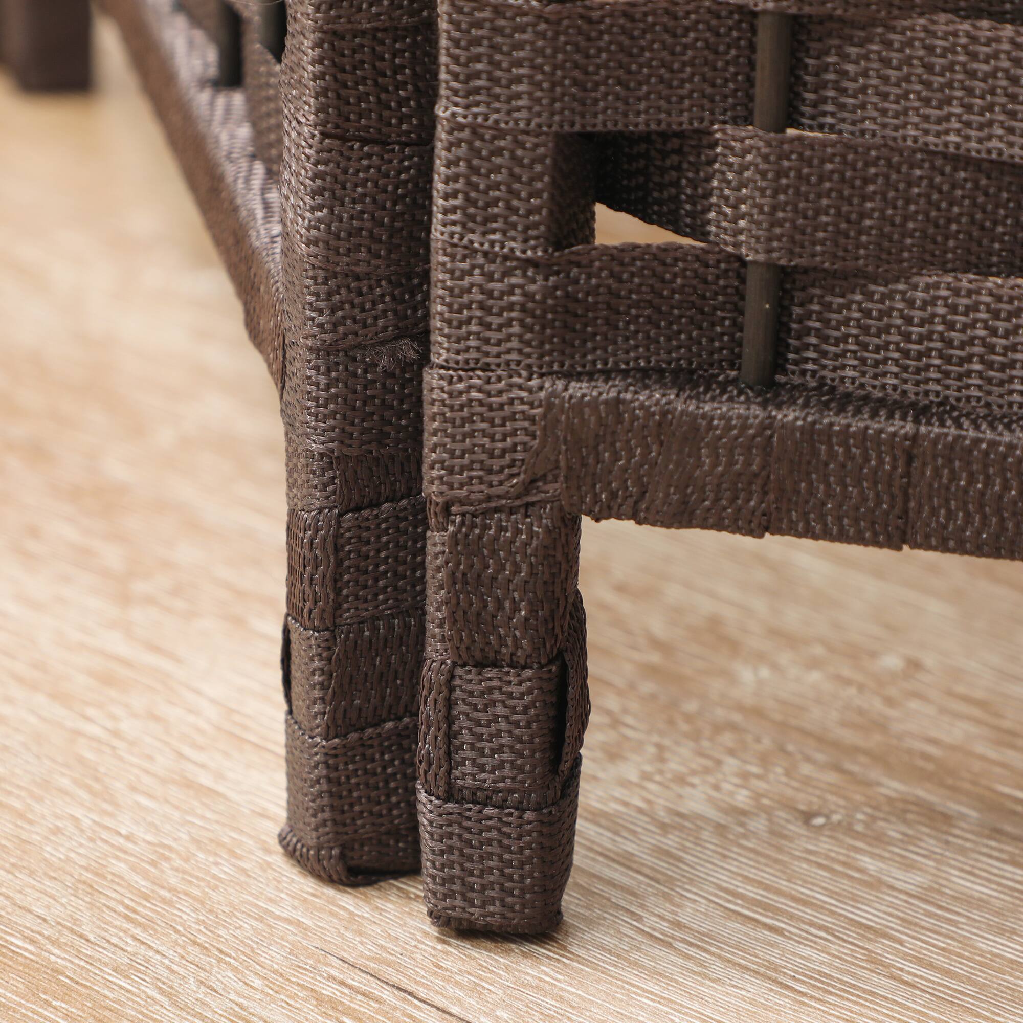 Alt View 8. Homcom - Room Divider, Folding Privacy Screen, Tall Freestanding Wall Partition for Home Office and Bedroom - Brown.