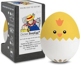 BrainStream - Chicken BeepEgg Musical Egg Timer for Soft, Medium & Hard Boiled Eggs - Yellow