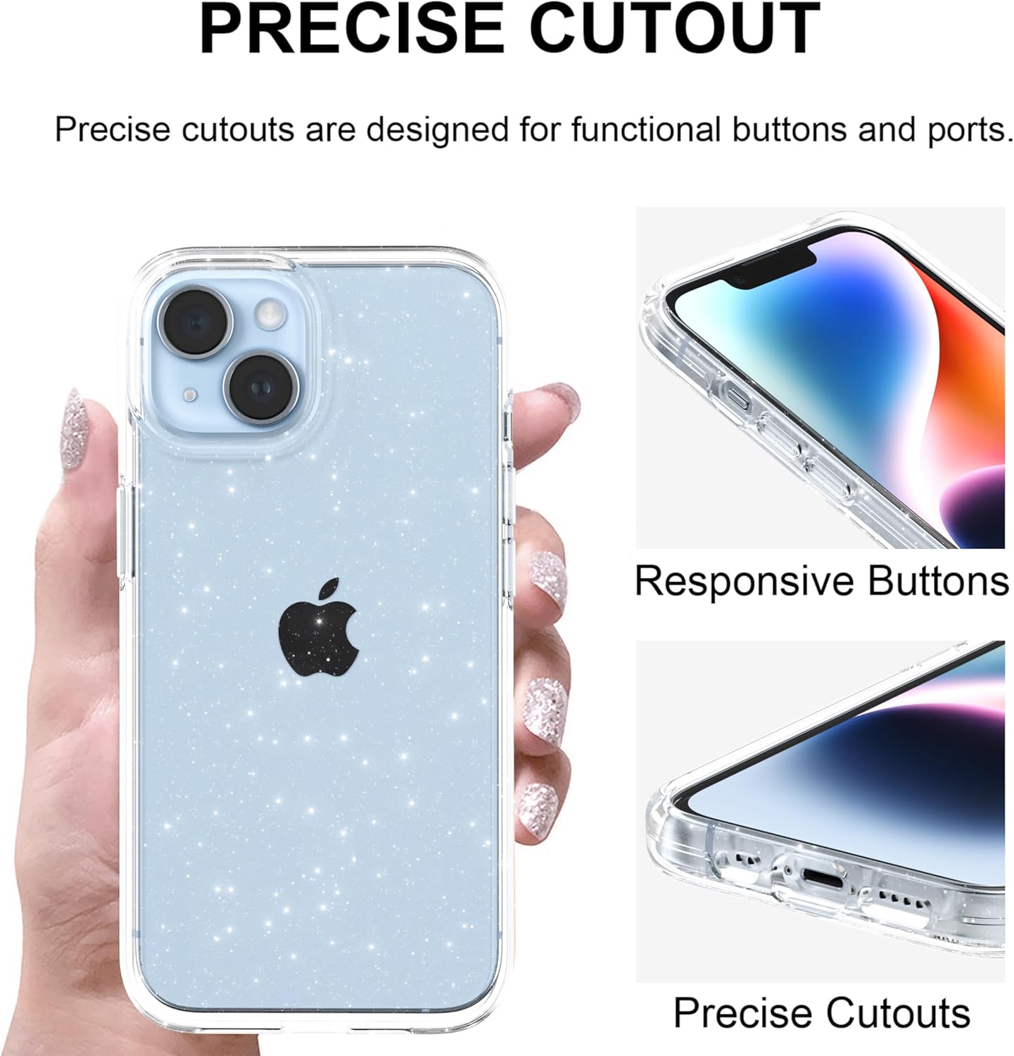 PRECISE CUTOUT

Precise cutouts are designed for functional buttons and ports.

Responsive Buttons

Precise Cutouts