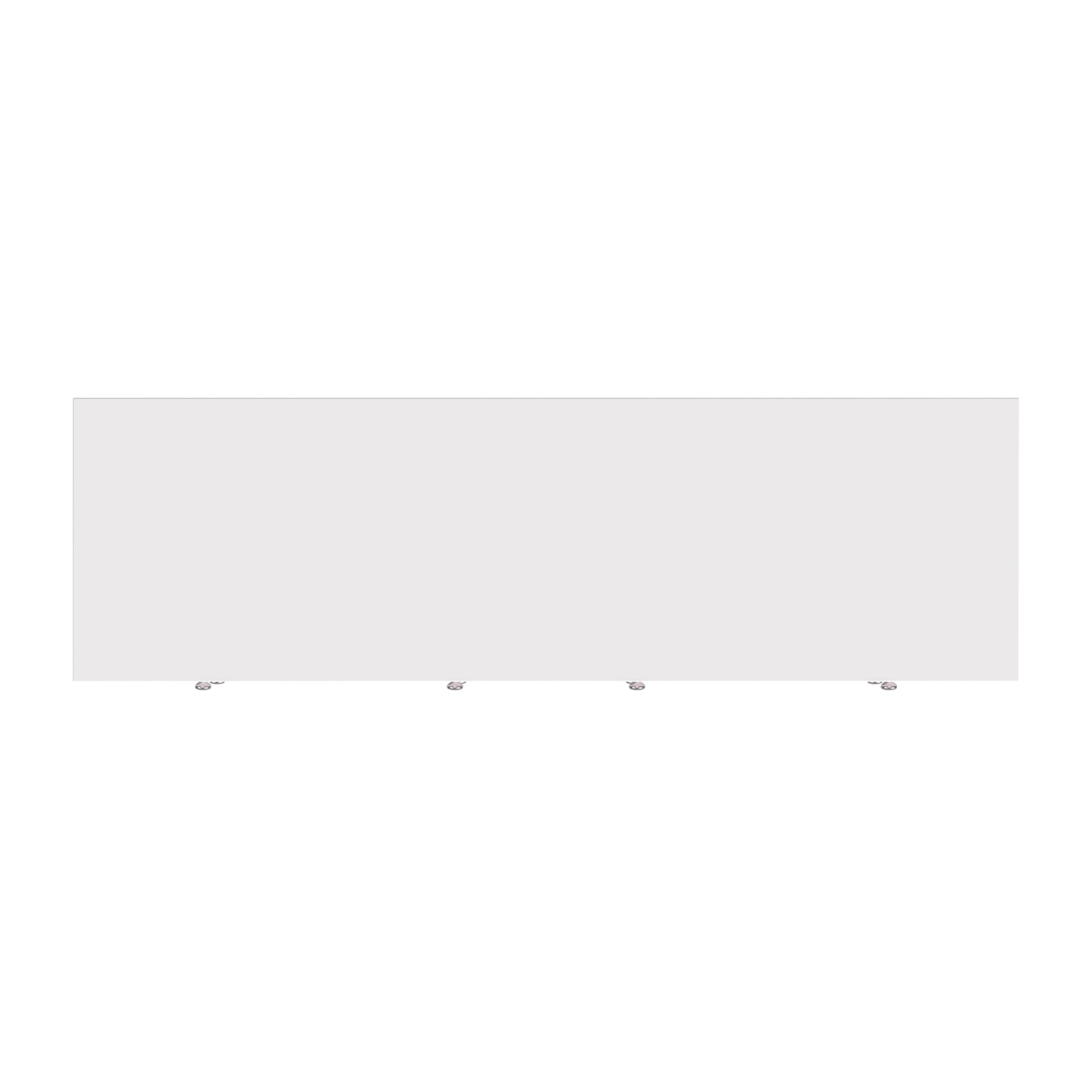 Alt View 6. Butler Specialty - Dana 60 in. W Rectangular Wood 6 Drawer Dresser - White.