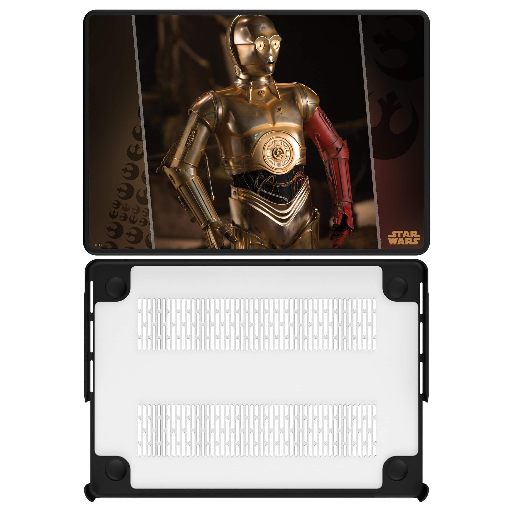 Keyscaper - Star Wars: A New Hope Portrait Laptop Case - Apple MacBook Air 13-inch (M2, 2022)/(M3, 2024) - C-3PO
