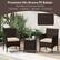 Premium Mix Brown PE Rattan Add elegance and prolong service life Well-Woven Appealing Sunproof Anti-Fading
