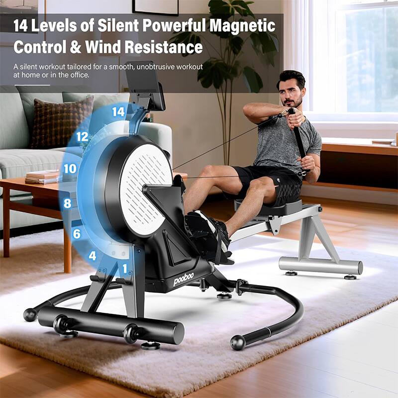 14 Levels of Silent Powerful Magnetic Control & Wind Resistance

A silent workout tailored for a smooth, unobtrusive workout at home or in the office.