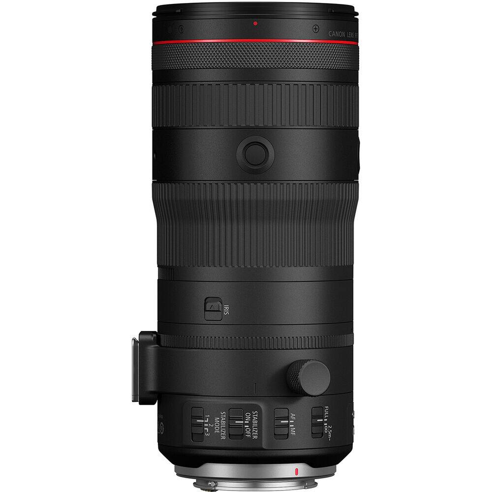 CANON LENS IRIS L 1nir3 - MODE STABILIZER F3 NO OFF STABILIZER AF MF FULL 100 2.5m