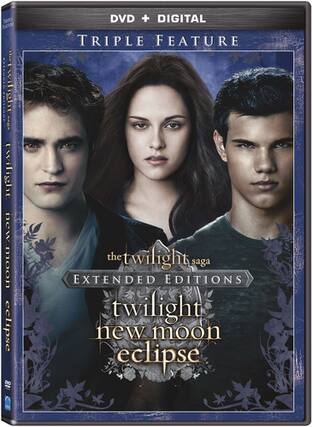 Front. The Twilight Saga Extended Editions - DVD.