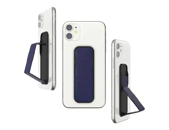 Front. CLCKR - Clckr Grip & Stand Phone Grip | Color: Navy - Navy.
