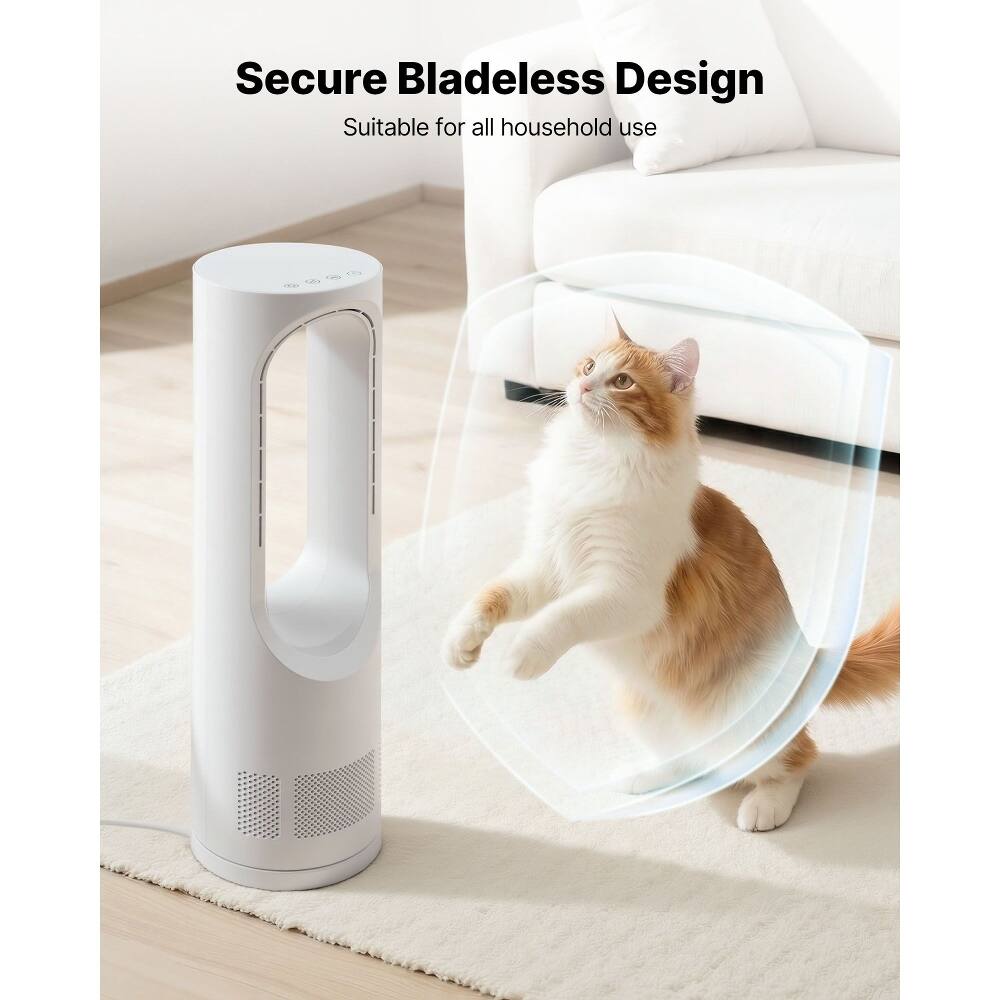 Secure Bladeless Design  
Suitable for all household use