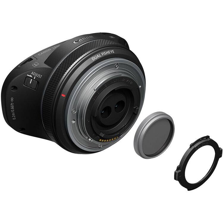 Canon Lens  
Dual Fish-eye  
0.2m/0.66ft - ∞  
Adjust