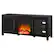 Alt View Zoom 14. Camden&Wells - Quincy Log Fireplace TV Stand for Most TVs up to 65" - Black Grain.