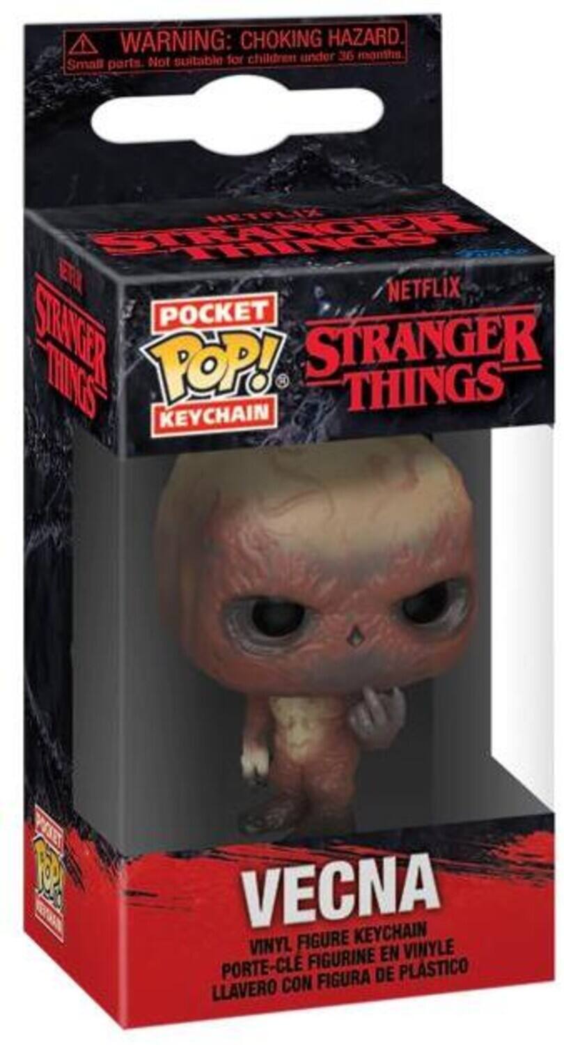 **WARNING: CHOKING HAZARD.**  
Small parts. Not suitable for children under 36 months.

**NETFLIX**  
**STRANGER THINGS**

**POCKET POP!**  
**KEYCHAIN**

**VECNA**

**VINYL FIGURE KEYCHAIN**  
**PORTE-CLE FIGURINE EN VINYLE**  
**LLAVERO CON FIGURA DE PLÁSTICO**