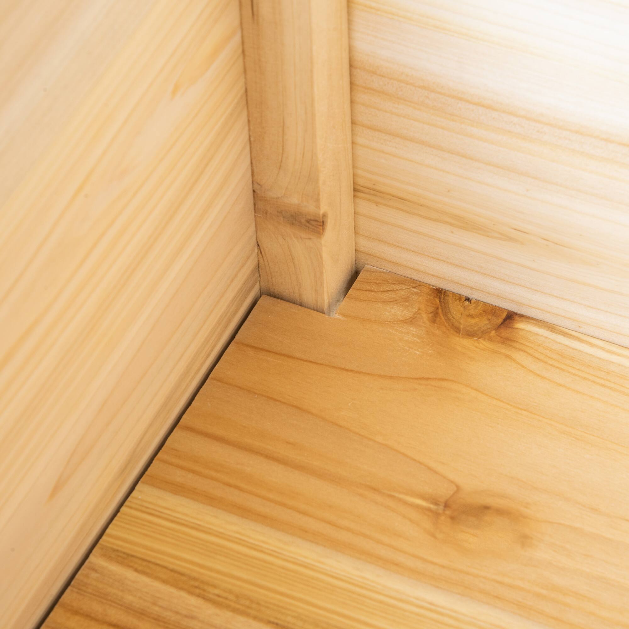 Alt View 5. Outsunny - Outsunny Raised Garden Bed Set of 3, Wooden Elevated Planter Box with Legs and Bed Liner - Natural Wood.