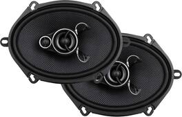 Jensen - APEX Power Series 6x8 3-Way Premium Aramid Fiber Car Speakers (Pair) | 250 Watts Peak Power (60W RMS) per Speaker - Black