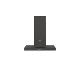 Bertazzoni - 30 inches - Externally Vented & Recirculating - Wall Range Hood - Carbonio