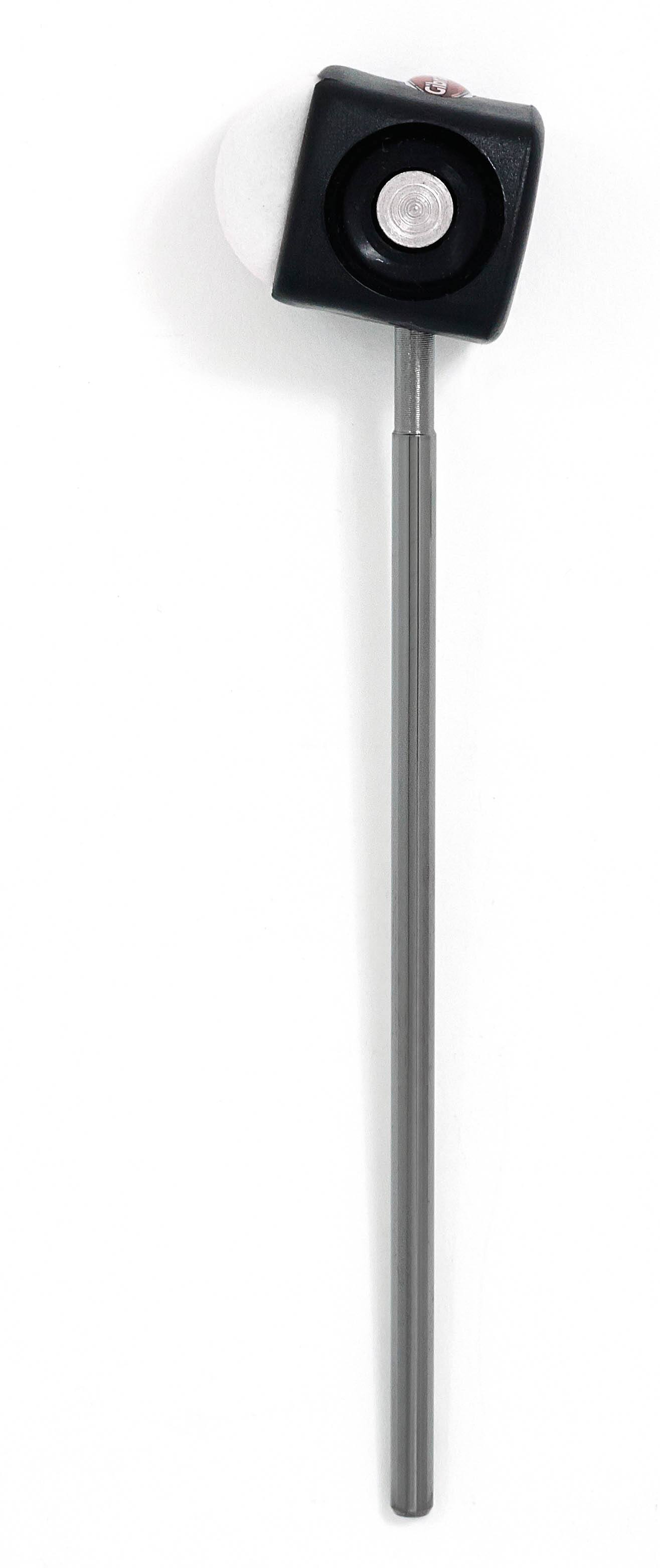 Front. Gibraltar Hardware - 6.25" Self-Aligning Bass Drum Beater, Dual Surface Felt and Rubber Head, Fits Most Pedals, Smooth Pivot Design.