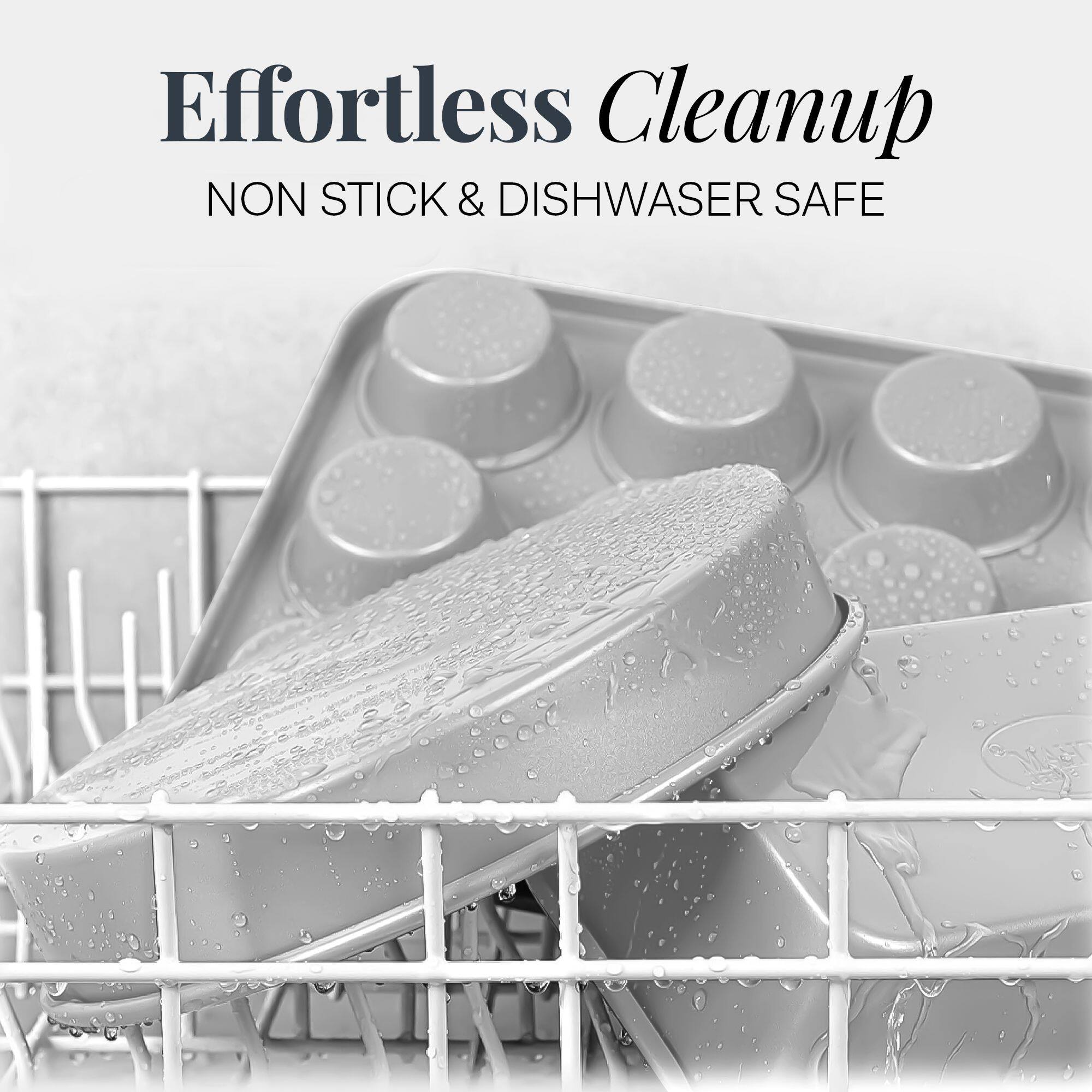 Effortless Cleanup  
NON STICK & DISHWASER SAFE