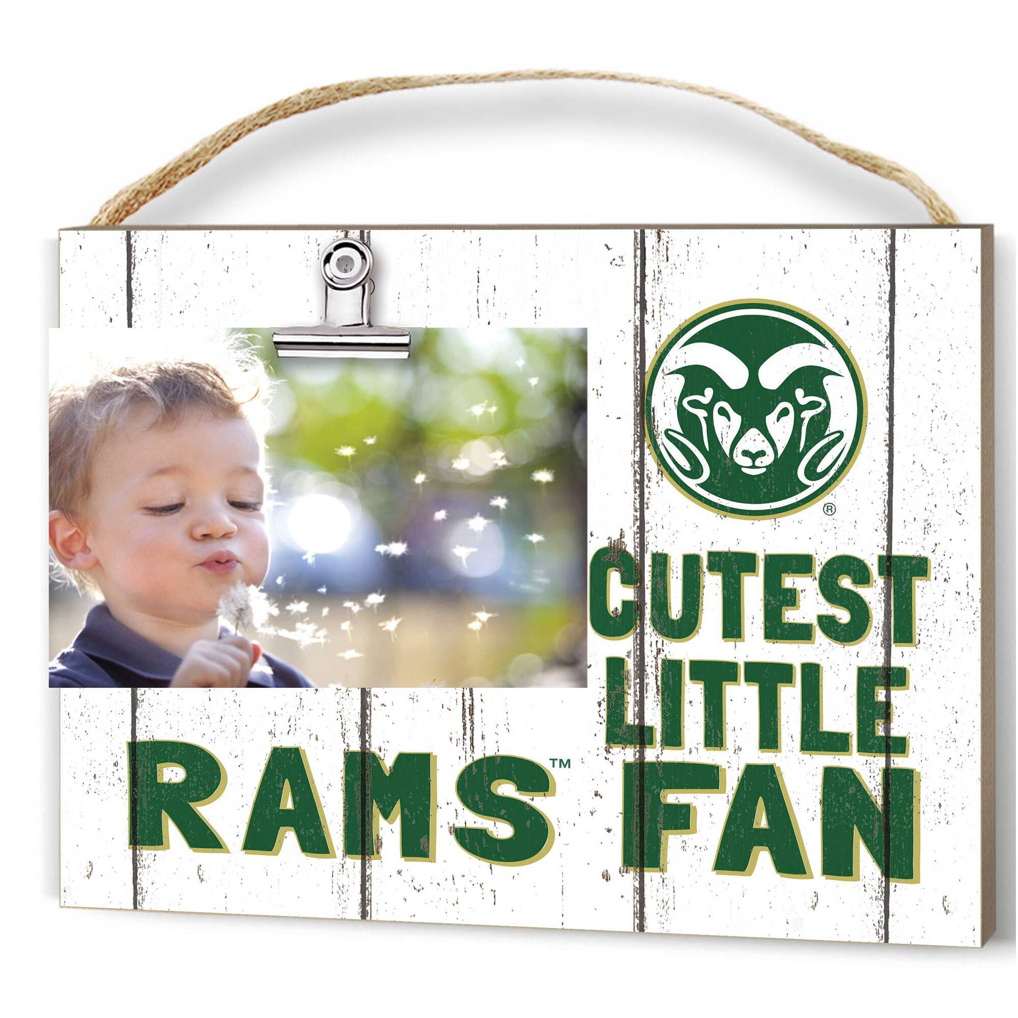 Colorado State Rams 8'' x 10'' Cutest Little Weathered Logo Clip Photo Frame