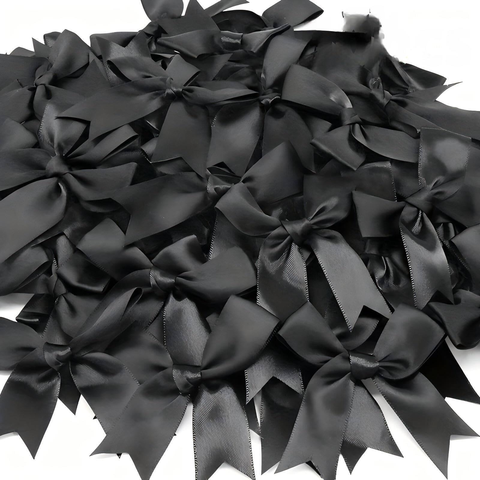 Alt View 1. Paradigms Interiors - Black Gift Wrap Bows - 3 3 Inch Elegant For Wrapping Party Decorations Wedding Decor Birthday Presents Holi... - Blue-1 Count (Pack of 50).