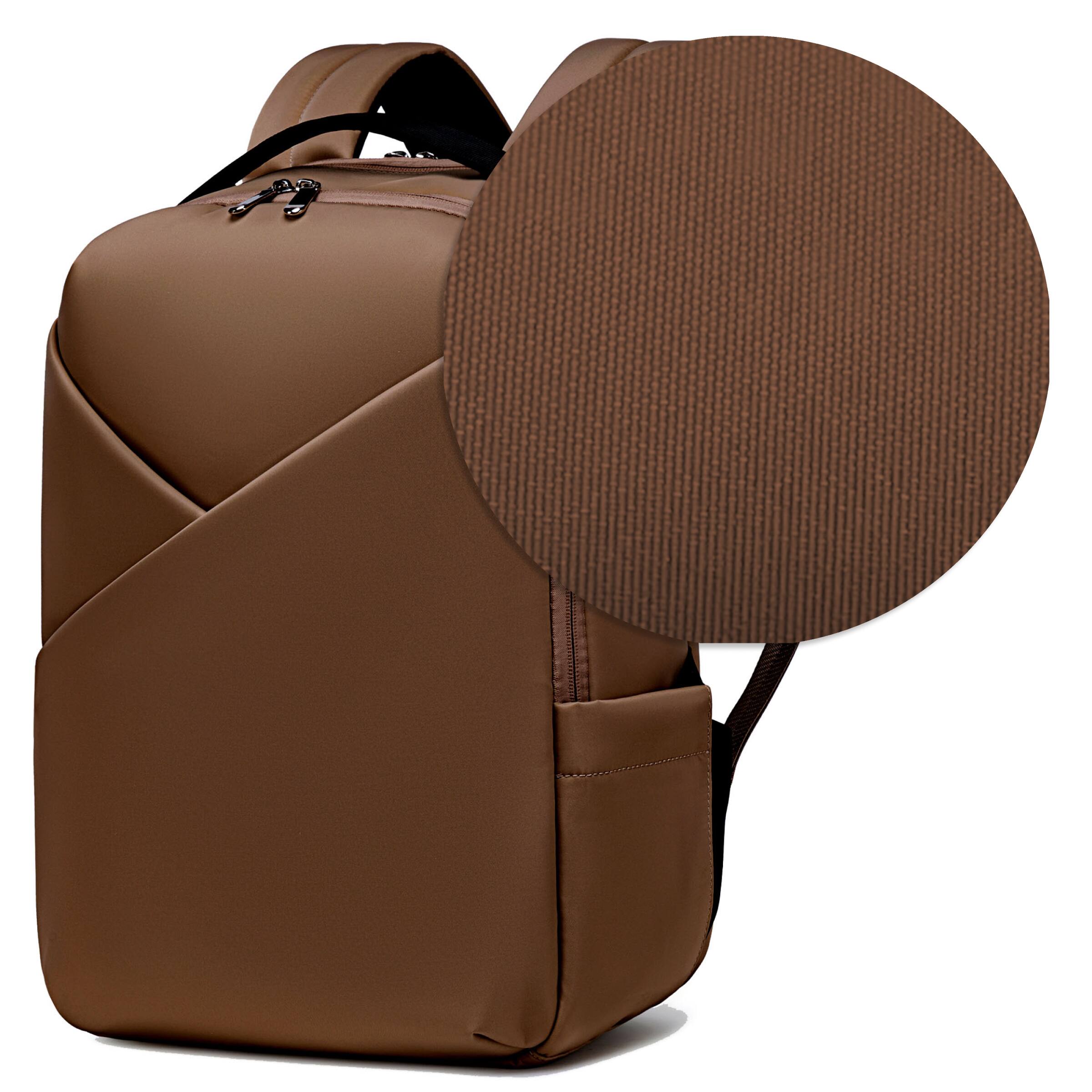 Angle. Lux & Nyx - Lux & Nyx - Origami 16" Laptop Backpack - Sepia - Sepia.