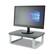 Angle. Kensington - Kensington Monitor Stand with SmartFit, For 24" Monitors, 15.5" x 12" x 3" to 6", Black/Gray, Supports 80 lbs - Black/Gray.