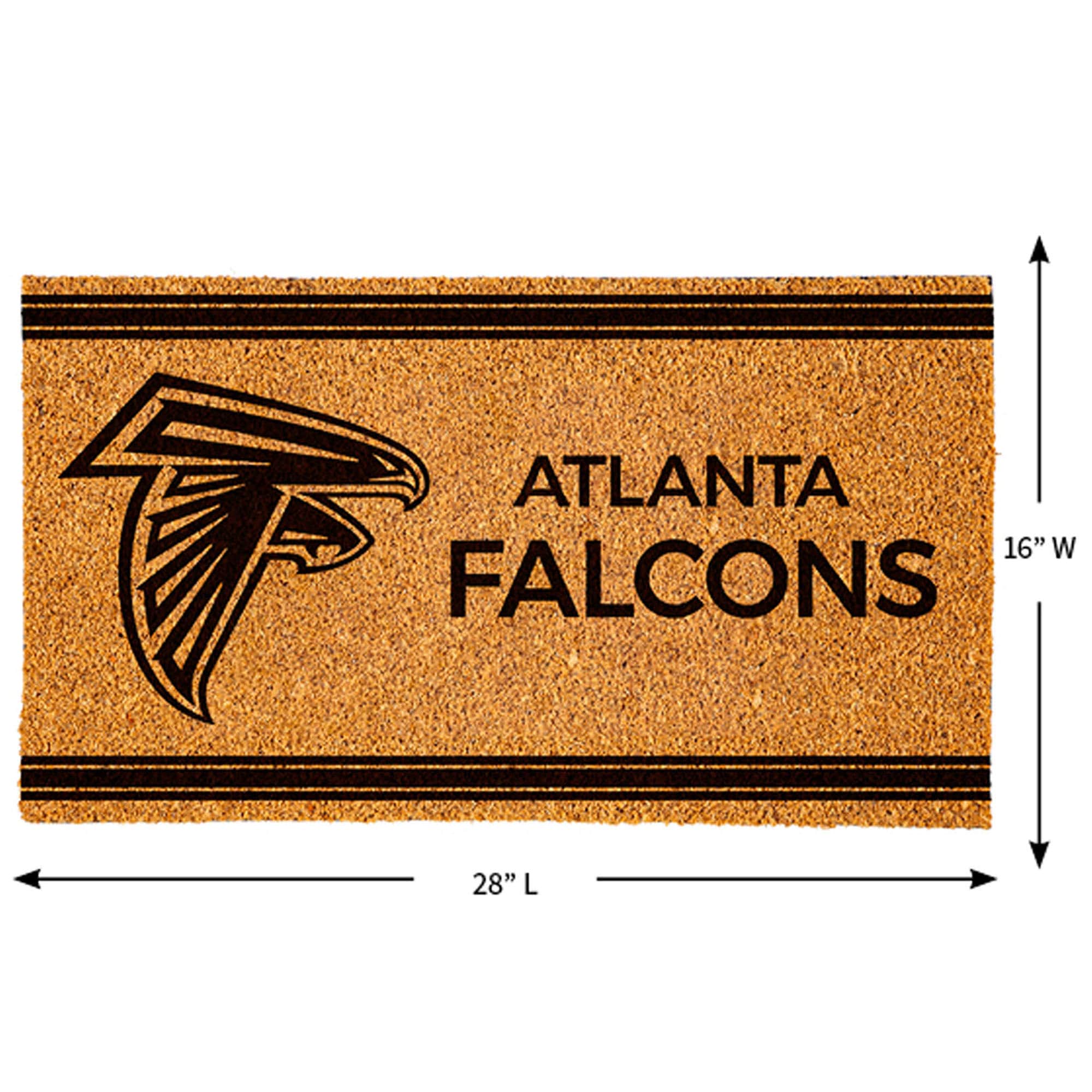 ATLANTA FALCONS  
16" W  
28" L
