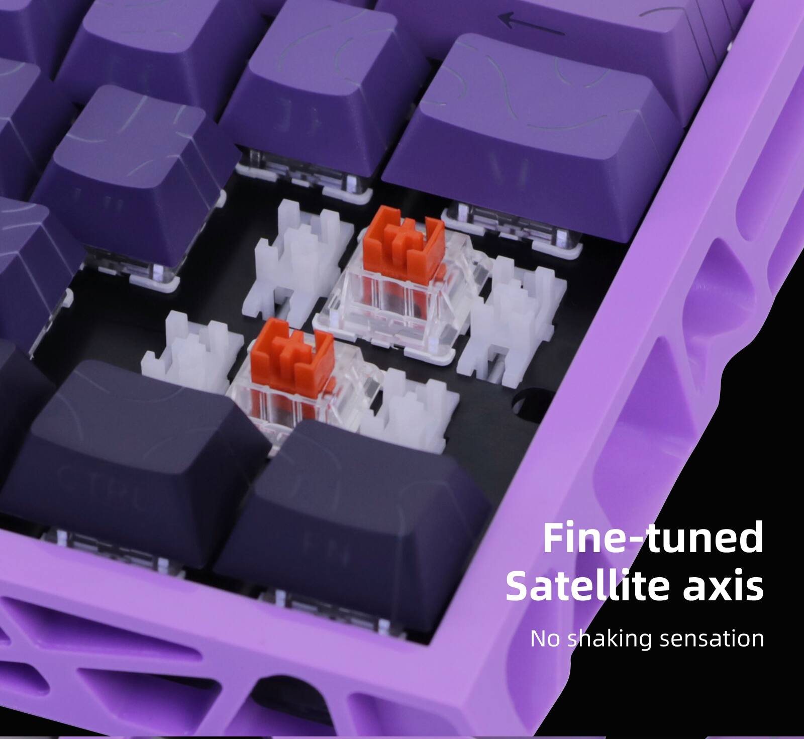 Fine-tuned Satellite axis  
No shaking sensation