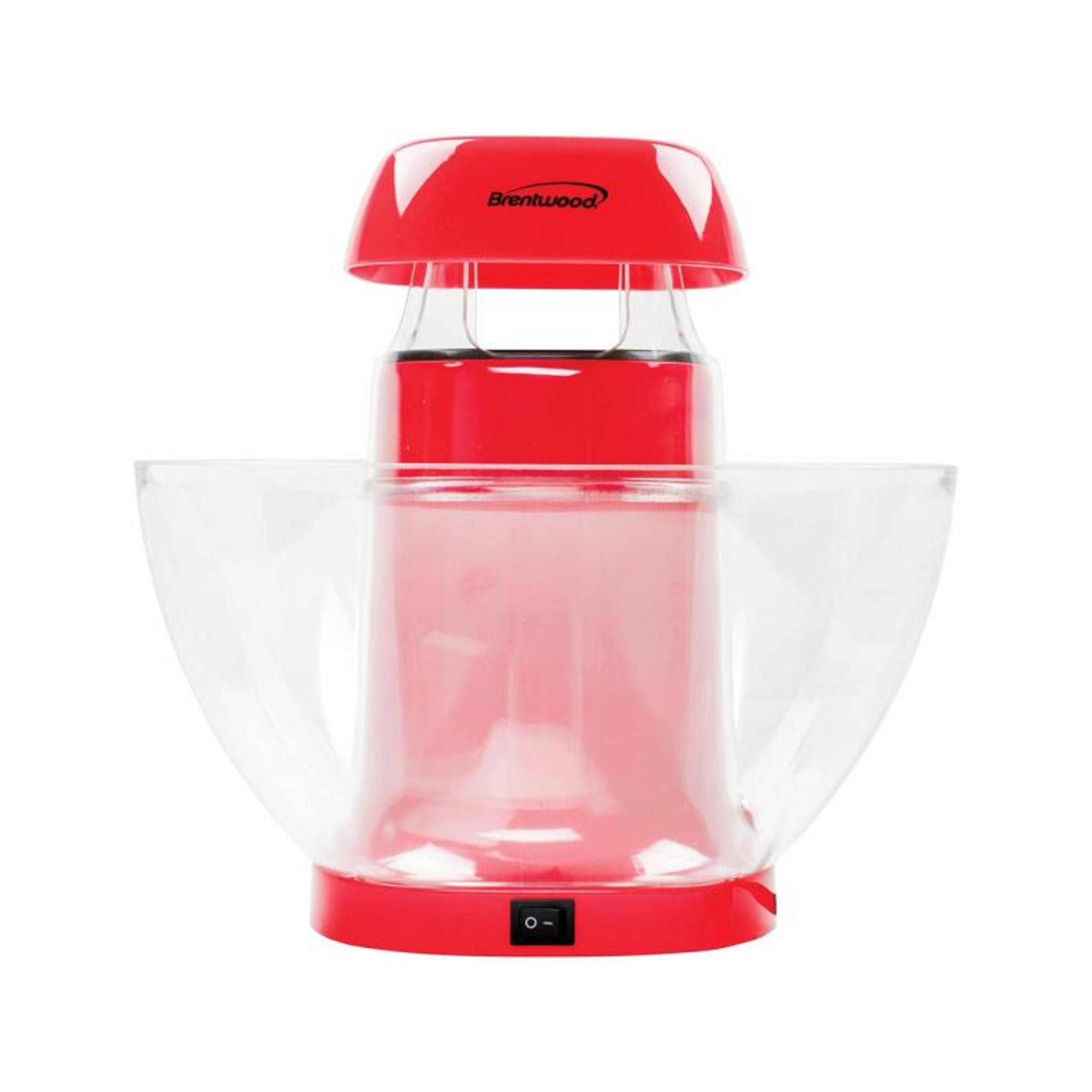 Alt View 2. Brentwood - Brentwood Jumbo 24-Cup Hot Air Popcorn Maker in Red - Red.