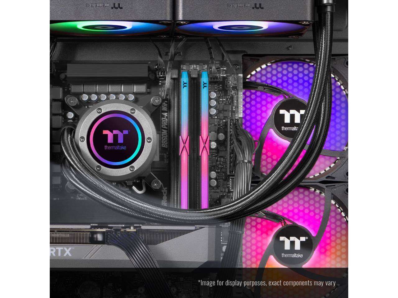 SE JJ. YEL JJ. J.J. JJ. i T thermaltake - WiF PRO-A B860M T thermalta RTX T" thermaltake *Image for display purposes, exact components may vary