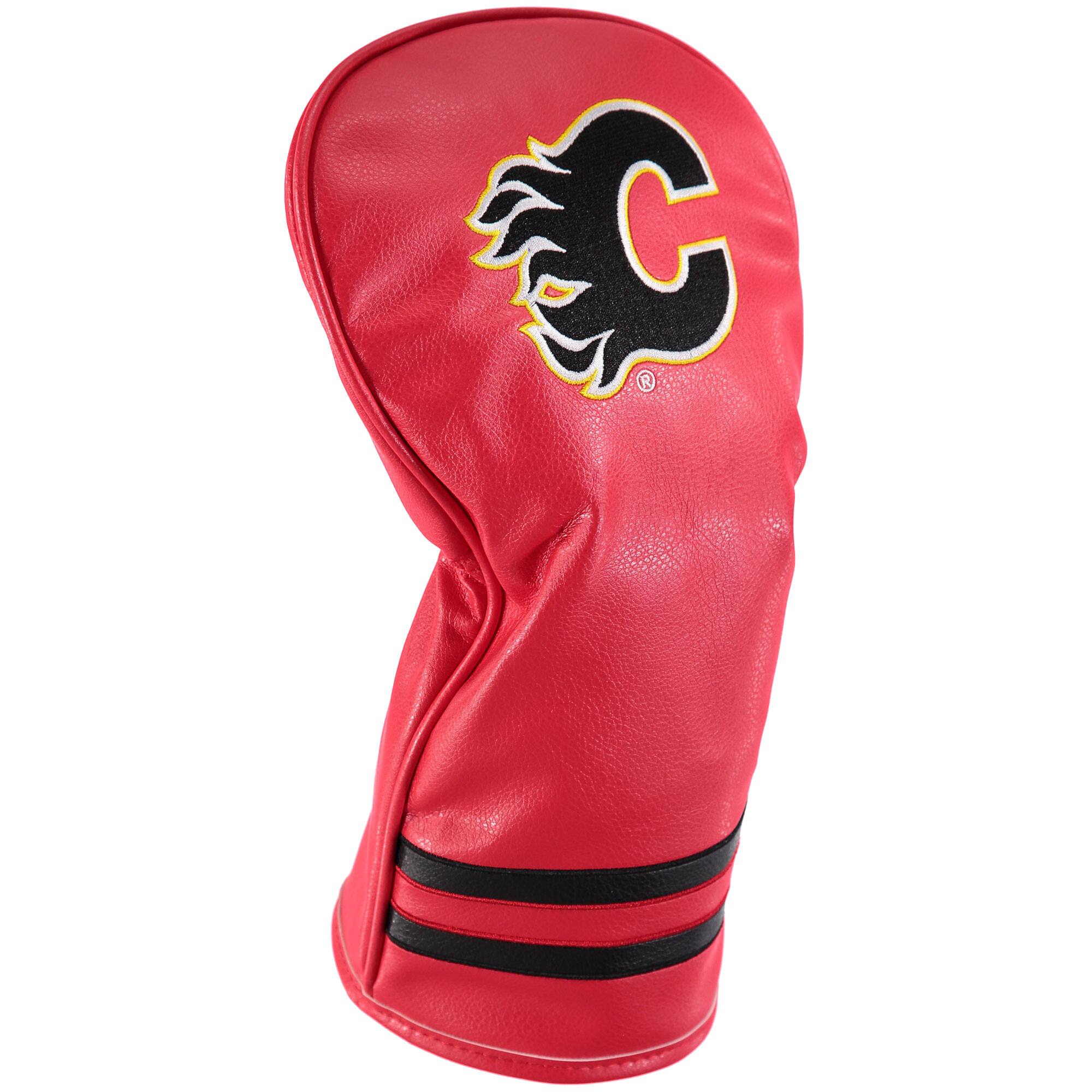 Front. Team Golf - Calgary Flames Vintage Single Headcover - Multicolor.