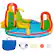 Alt View 4. Costway - Kids Inflatable Water Slide Park with Climbing Wall Water Cannon and Splash Pool without Blower - Multicolor.