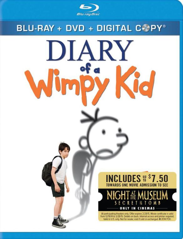  Diary of a Wimpy Kid [3 Discs] [Includes Digital Copy] [Blu-ray/DVD] [2010]