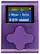 Front Standard. Eclipse - 4GB* MP3 Player - Purple.